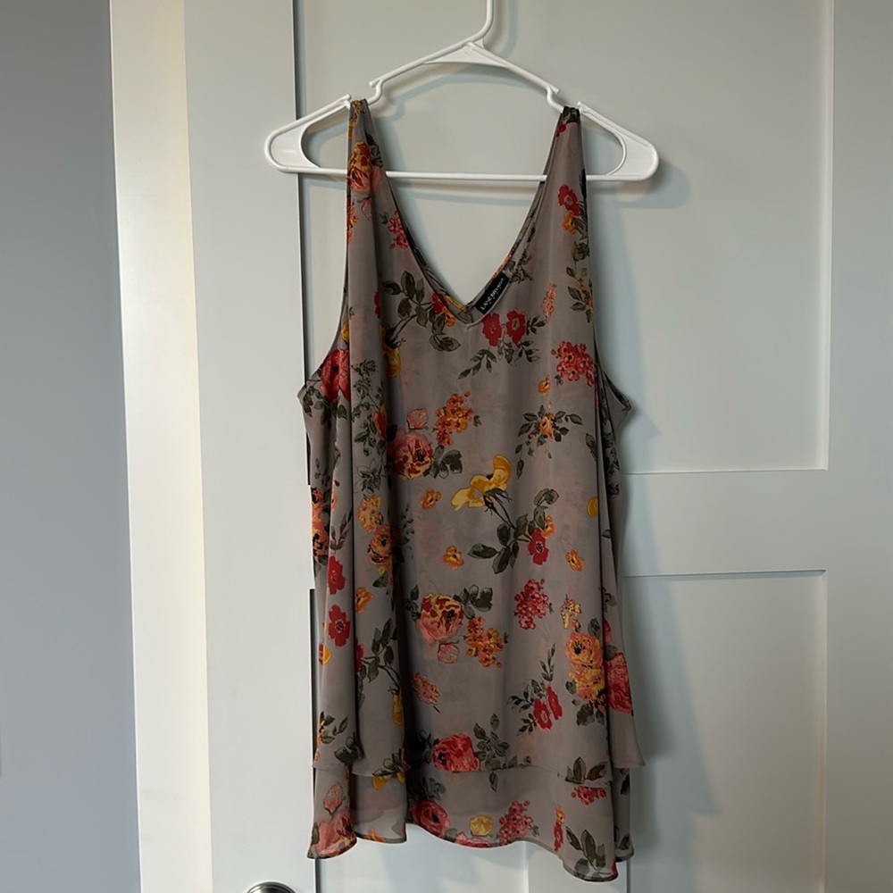 Lane Bryant size 24 tank top floral